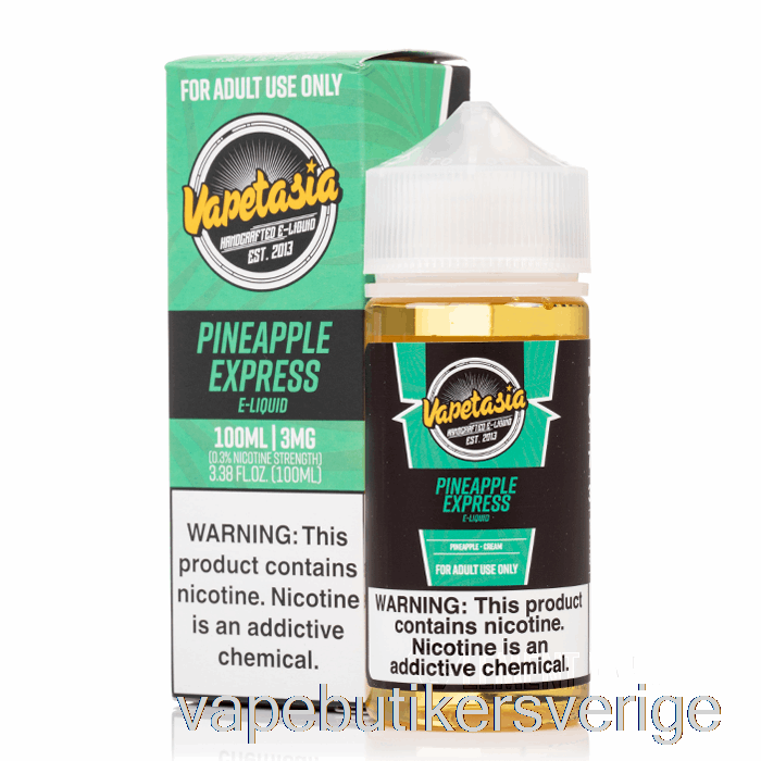 Vape Sverige Ananas Express - Vapetasia - 100ml 0mg